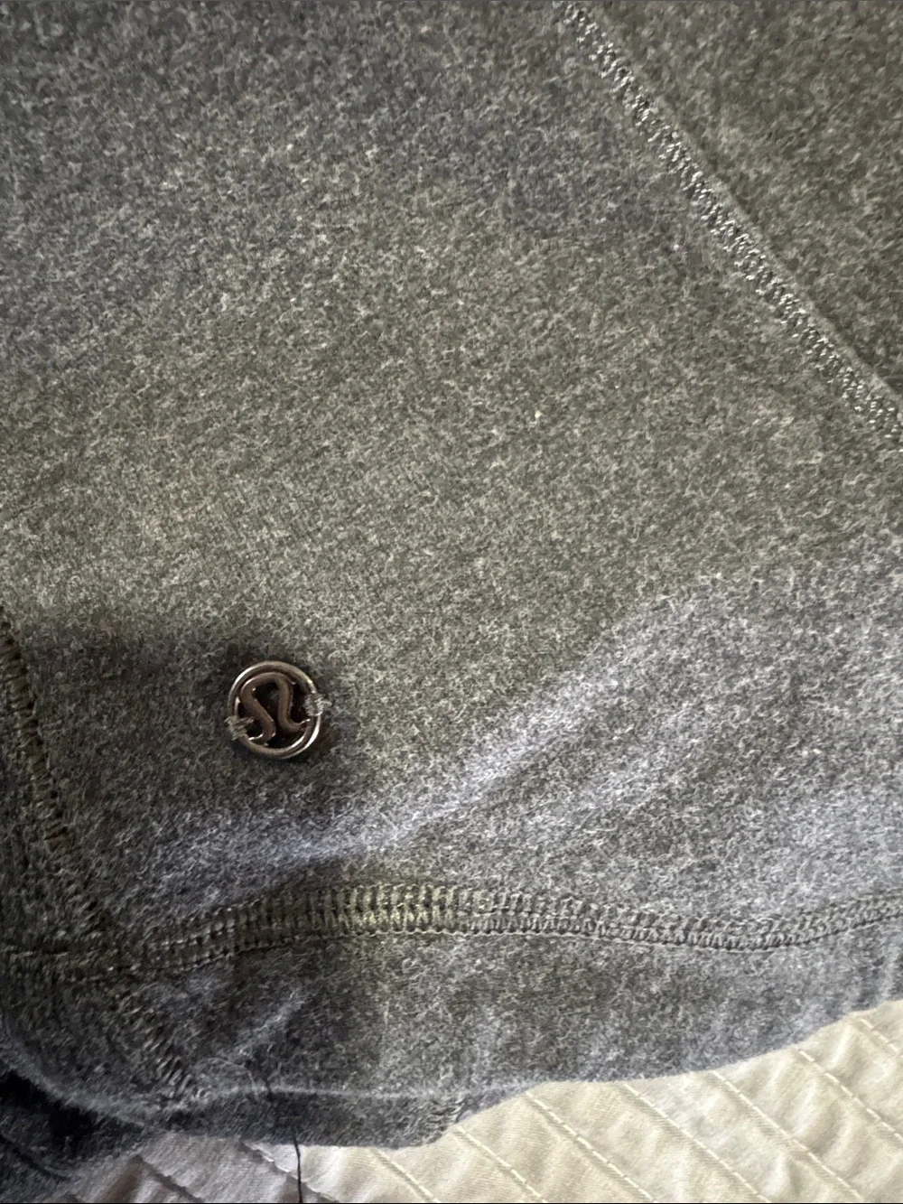 lululemon athletica Dark Charcoal Hooded Pullover old version .